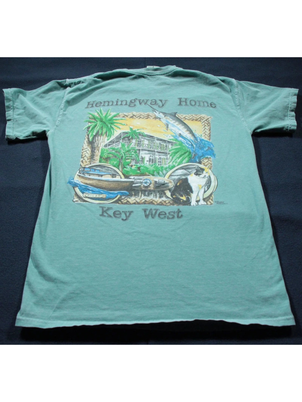Ernest Hemingway Home Key West Florida T-Shirt S Comfort Colors